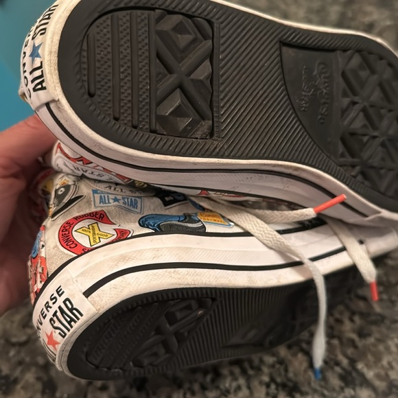 Converse chuck taylor High-Top Sneakers with Graphic Print 8 - Picture 7 of 14